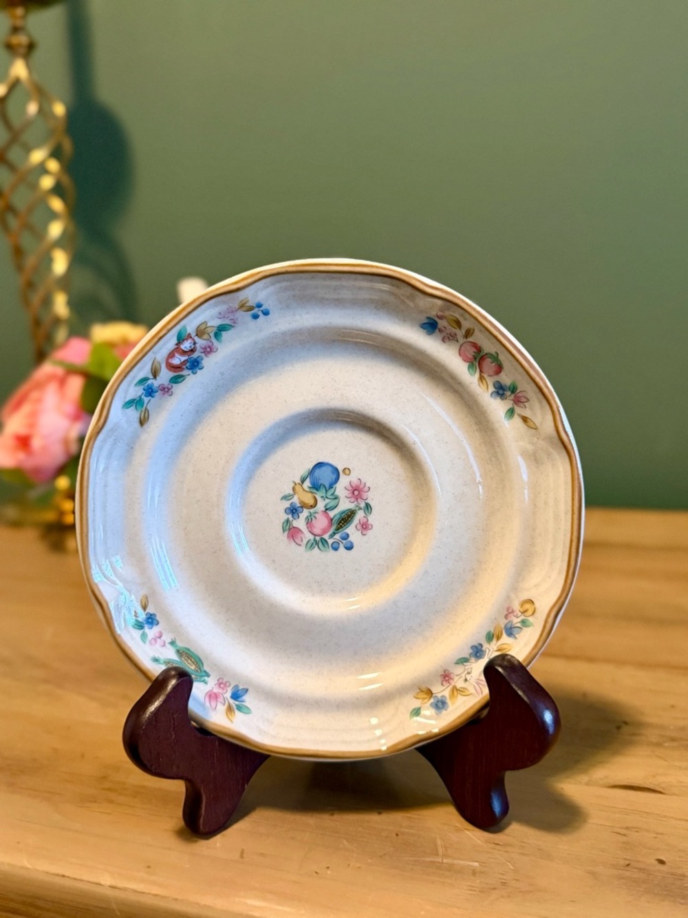 Intl Heartland Village Replacement Saucer Cottagecore Farmhouse